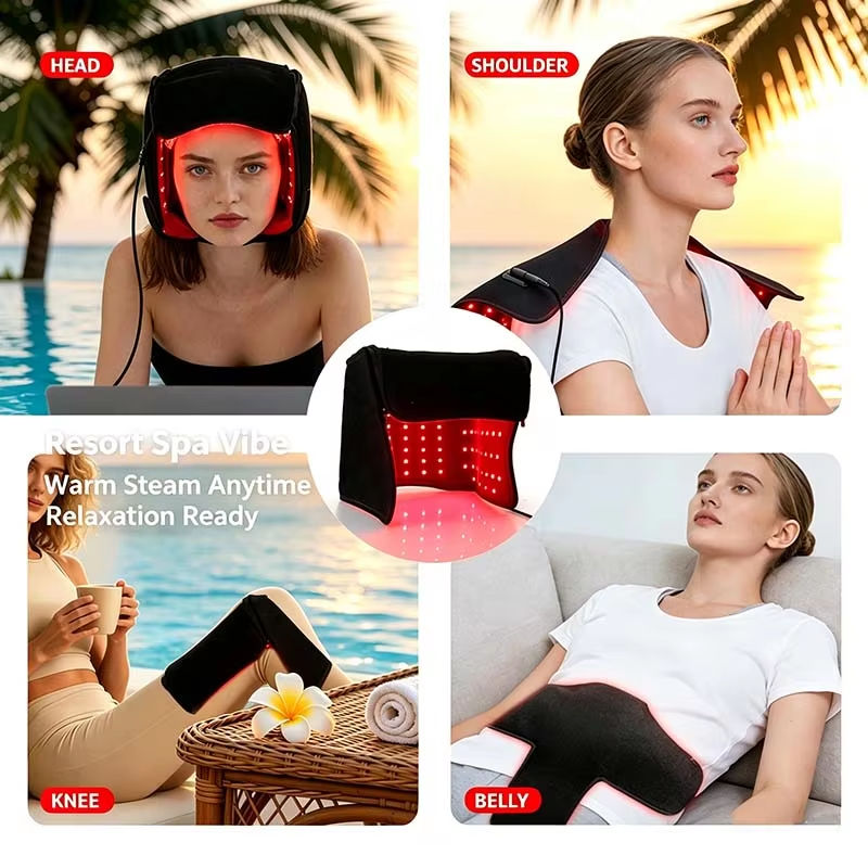 Red Light Cap Hair Growth Hat for Scalp Care Red Light Therapy Hat with Adjustable Timing Brightness for Home Use Gift for Men