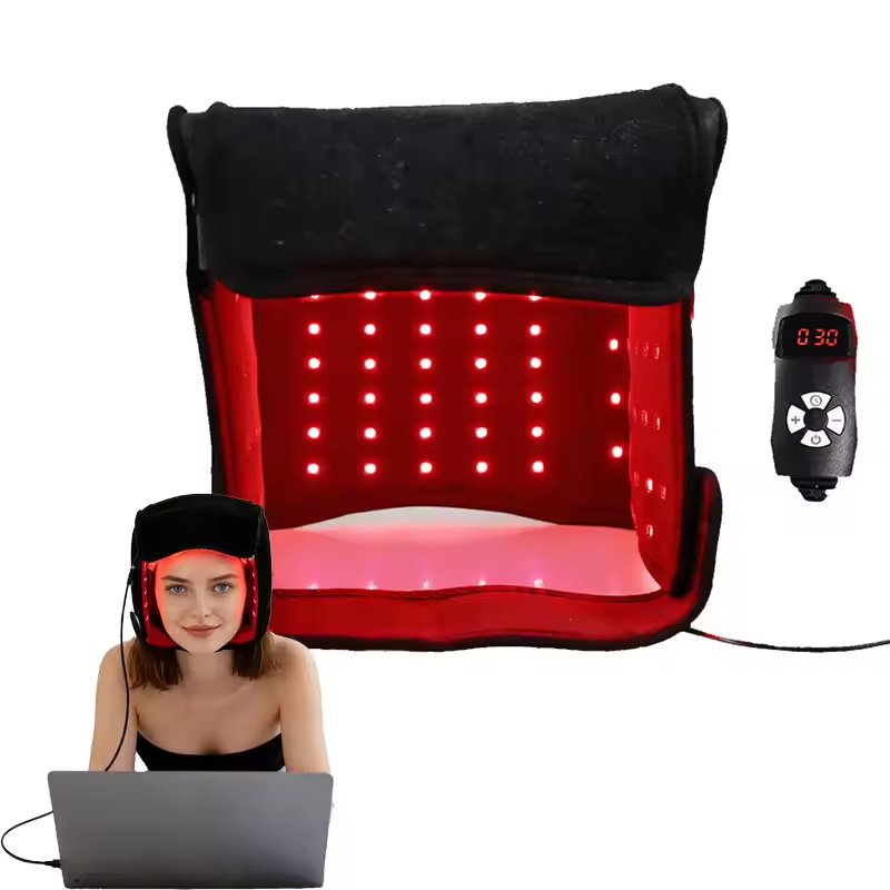 Red Light Cap Hair Growth Hat for Scalp Care Red Light Therapy Hat with Adjustable Timing Brightness for Home Use Gift for Men