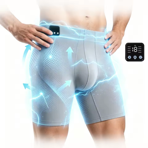 Smart Ems Muscle Stimulation Massage Shorts Micro Current Yoga Pants Underwear Mens And Womens Body Shaping Fitness